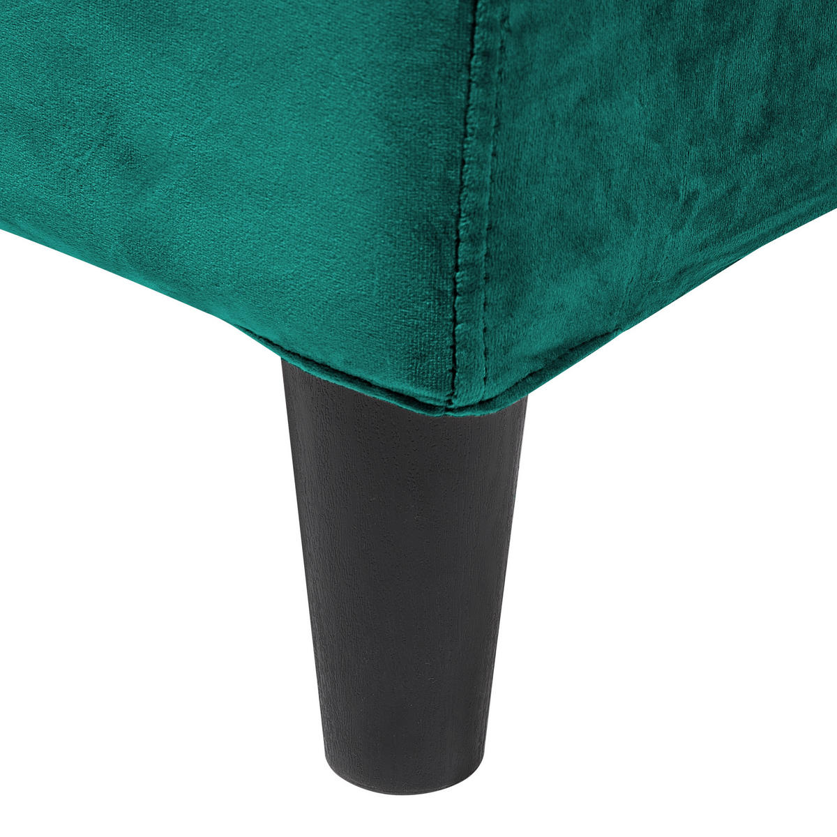 POLSTERBETT 180/200cm Dunkelgrün Fitou - Dunkelgrün, Textil (180/200cm) - Beliani