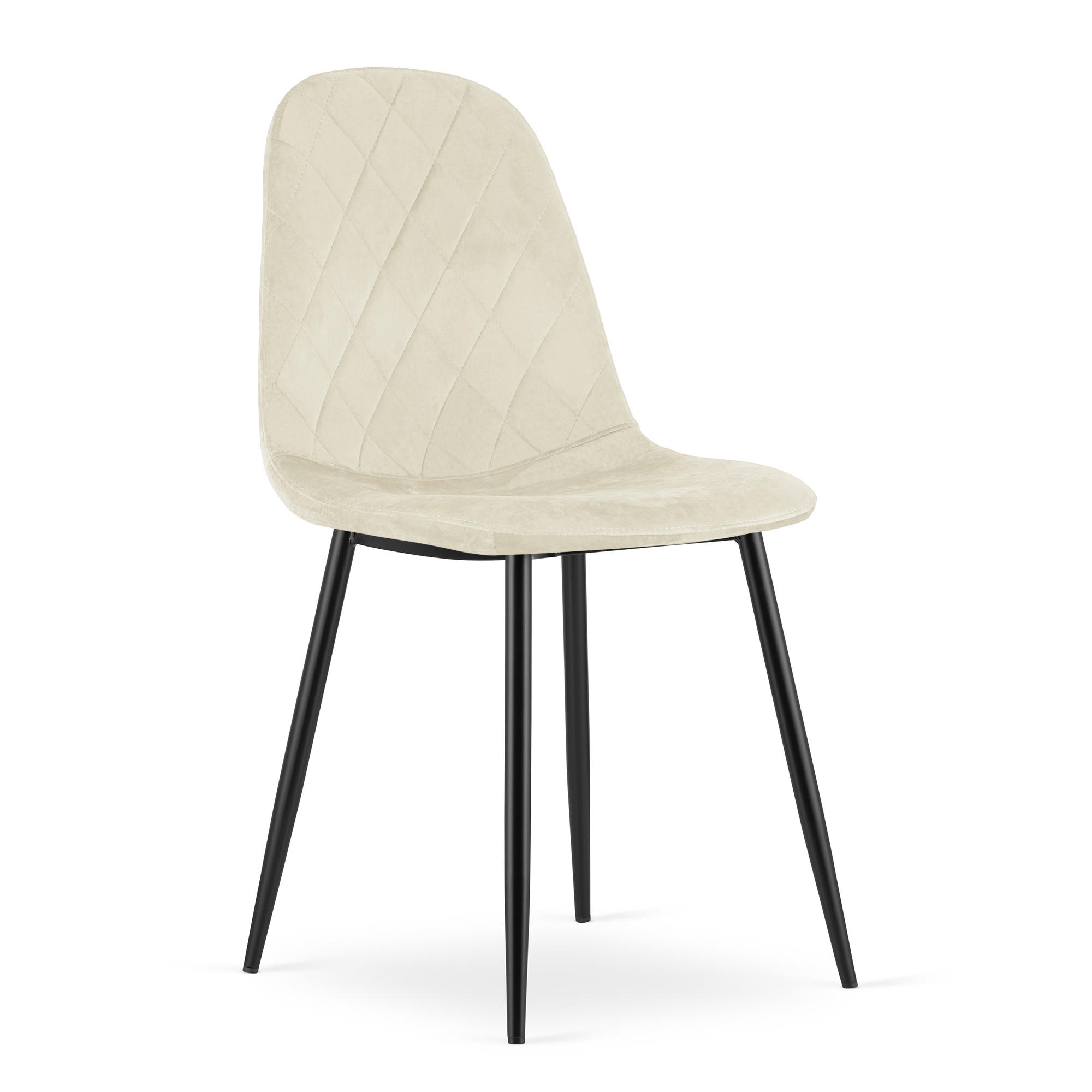 ESSZIMMERSTUHL DAPI beiger Sitz - Beige, Textil (44.5/87.5/50.5cm) - Valora