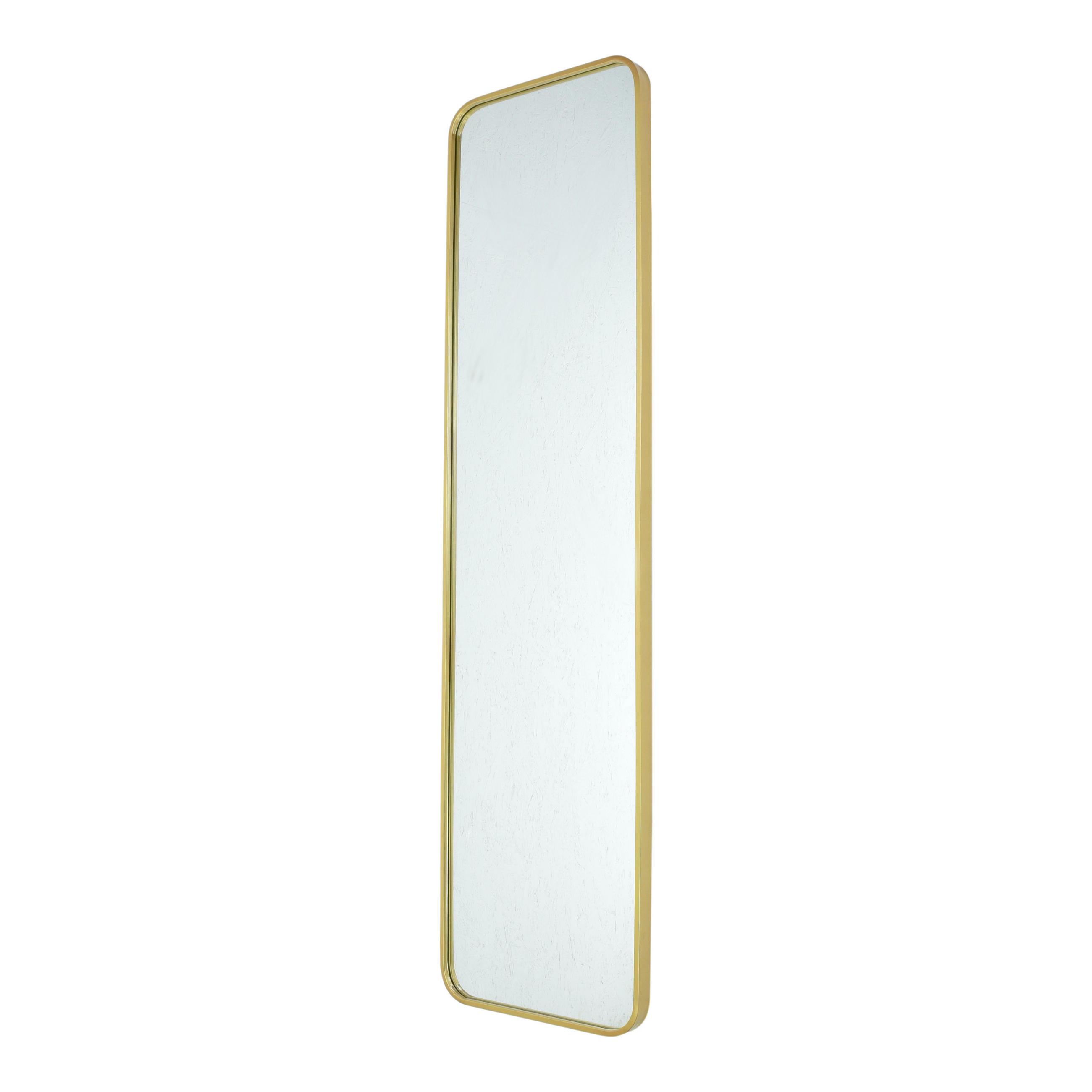 WANDSPIEGEL Boston Gold - Goldfarben, Metall (40/150/4cm) - Fragix