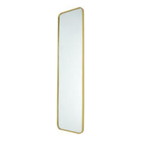 WANDSPIEGEL Boston Gold - Goldfarben, Metall (40/150/4cm) - Fragix