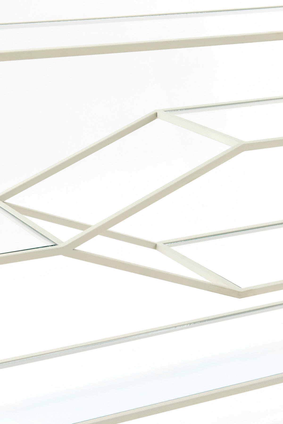 KONSOLENTISCH Aino Weiß 140/35/80 cm - Weiß, Metall (140/35/80cm) - Light & Living
