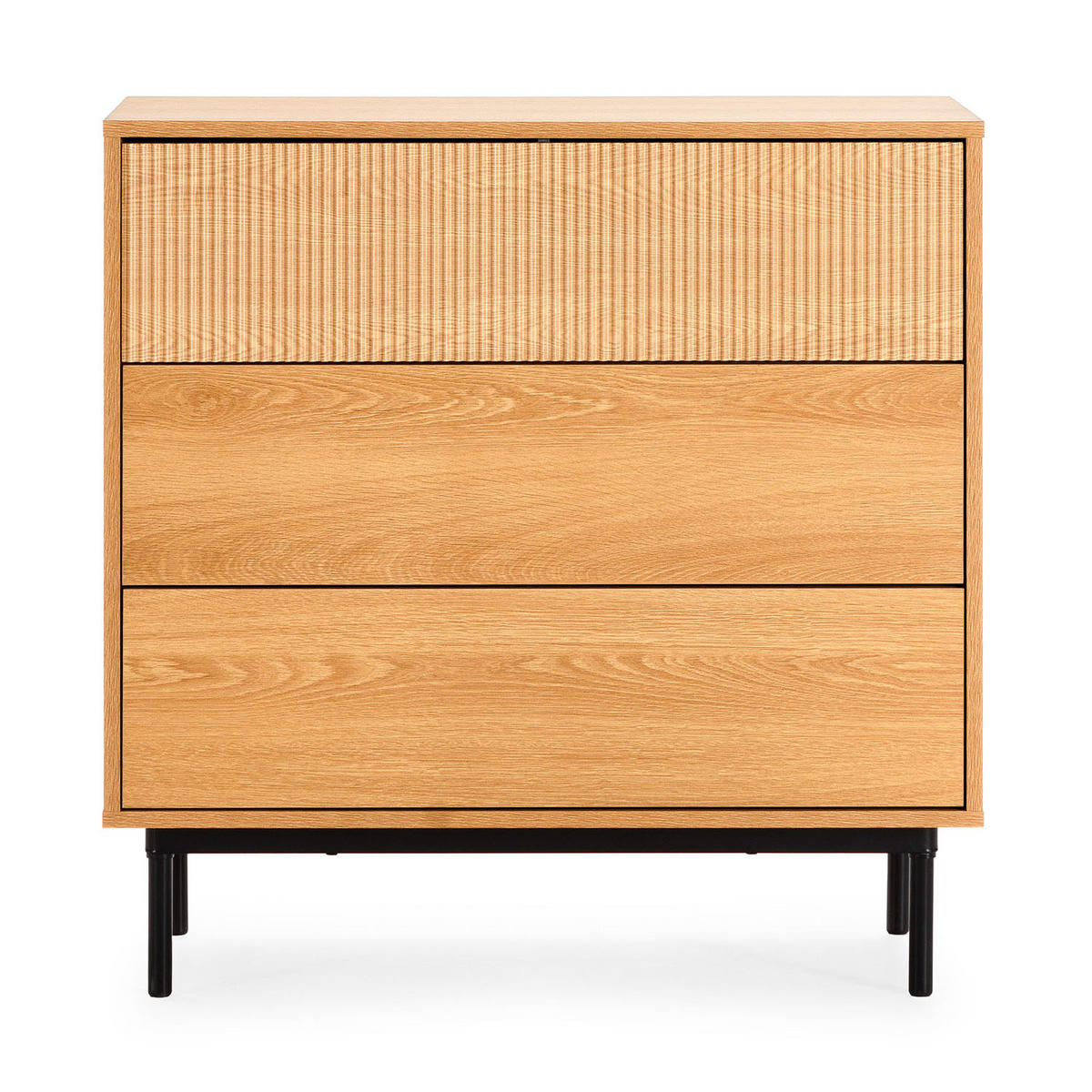 COMODA 80/80/40 Florida aspect de stejar - stejar miere, compozit lemnos (80/80/40cm) - VS Venta-stock