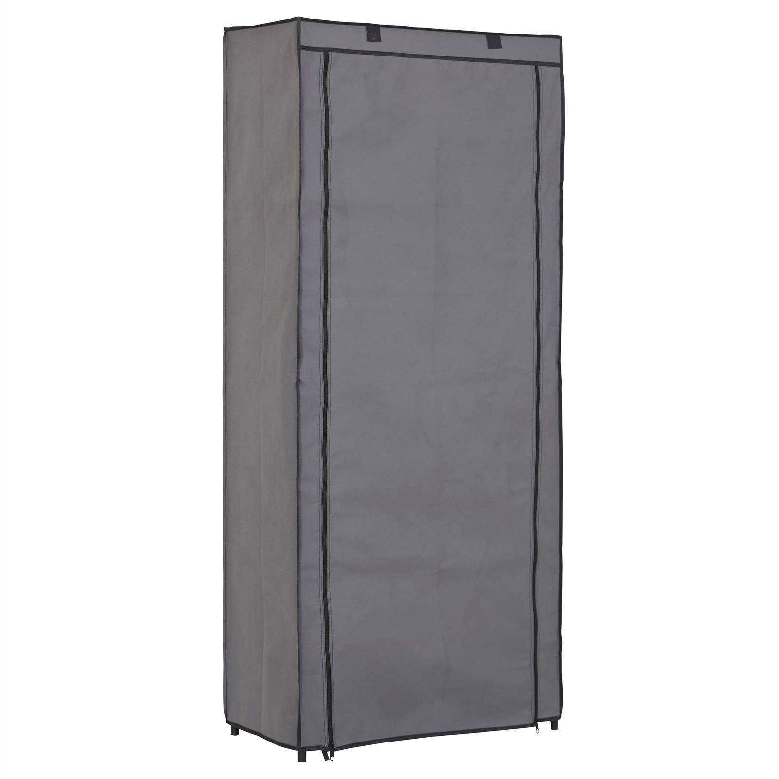 SCHUHSCHRANK TAMARA - Anthrazit, Textil (60/140/30cm) - IDIMEX