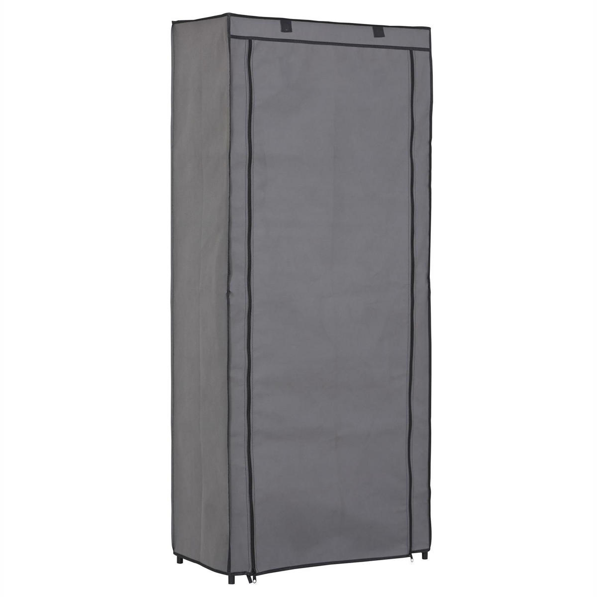 SCHUHSCHRANK TAMARA - Anthrazit, Textil (60/140/30cm) - IDIMEX
