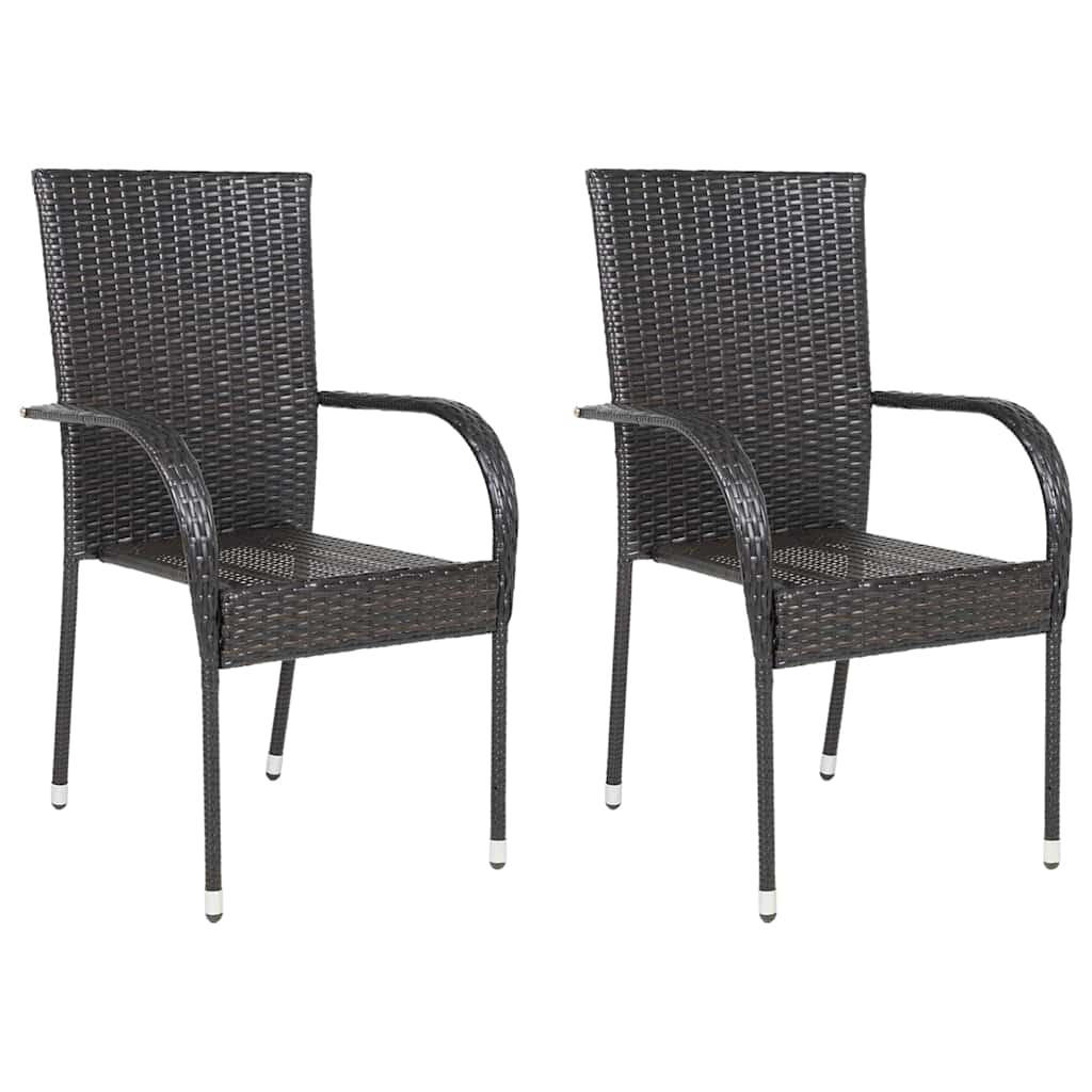 furnicato Stapelbare Braun 55.5x95x53.5 cm