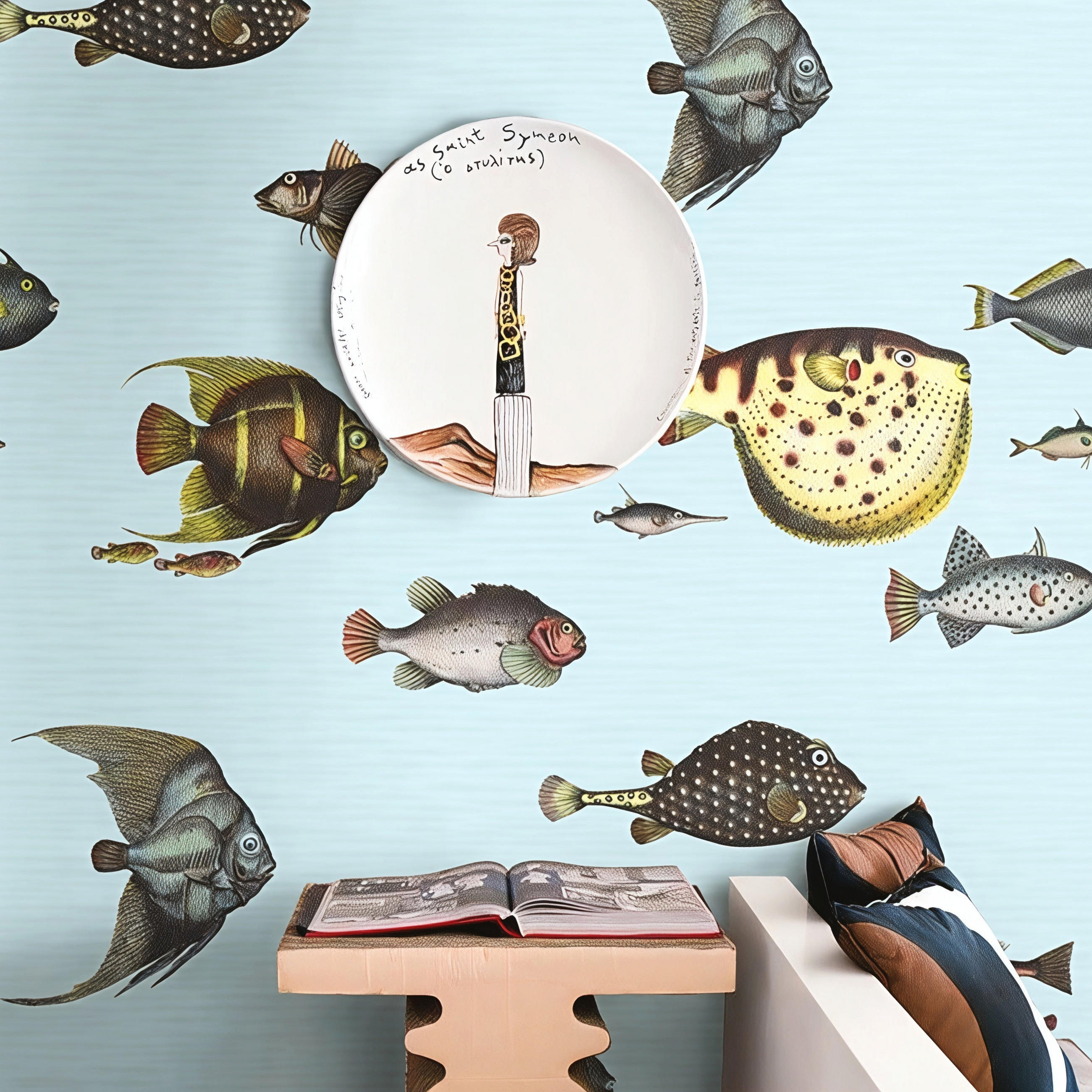 Wallpapers4Beginners Tapete Hellblau 200x280 cm