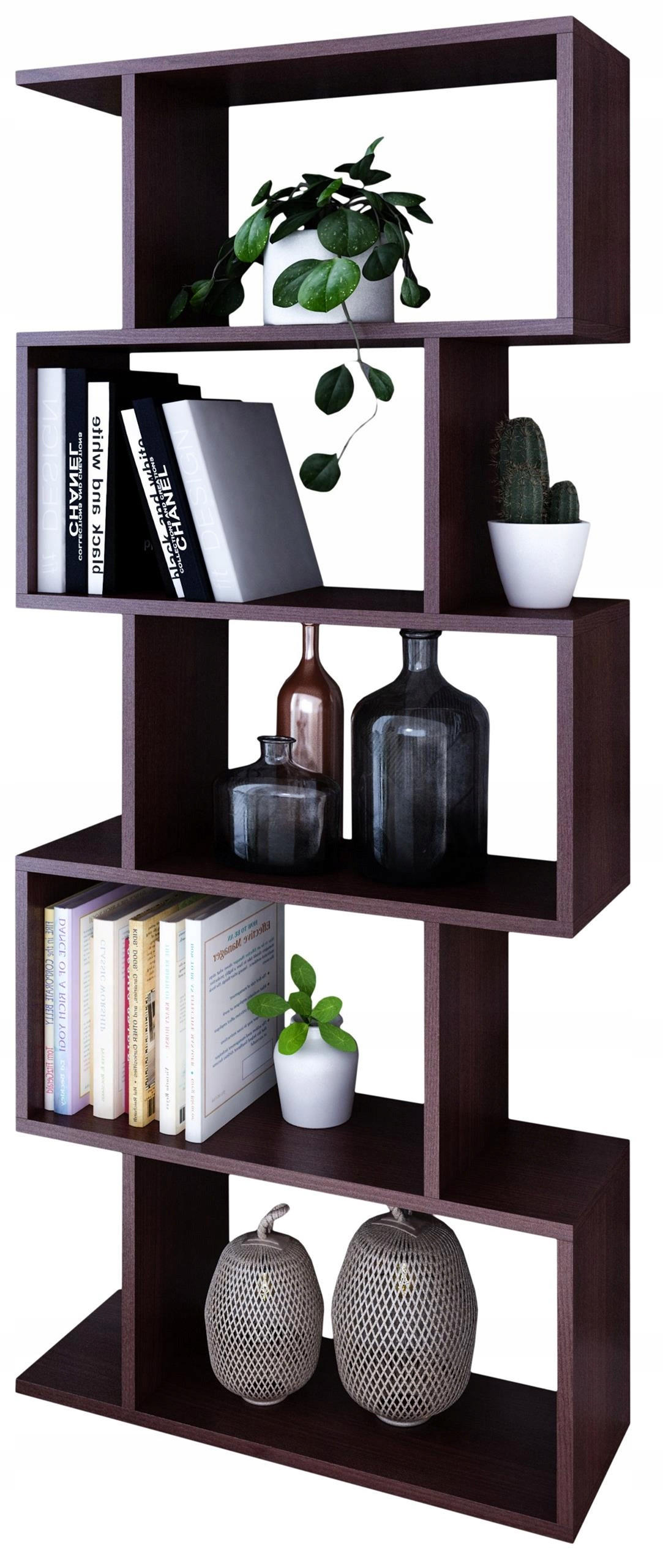 BÜCHEREGAL BASK Wenge 76,4/28/176 cm - Wengefarben, Holzwerkstoff (76.4/176/28cm) - Matkam Möbel