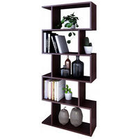 BÜCHEREGAL BASK Wenge 76,4/28/176 cm - Wengefarben, Holzwerkstoff (76.4/176/28cm) - Matkam Möbel