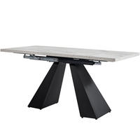 ESSTISCH Grau 159/74/77 cm - Grau, Holz/Metall (74/159/77cm) - Urban Meuble