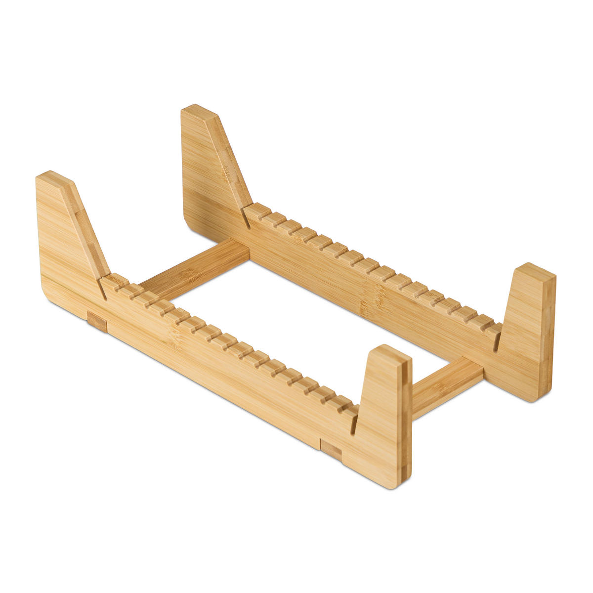 SCHALLPLATTENSTÄNDER - Multicolor, Holz/Kunststoff (37.5/21/19cm) - Relaxdays