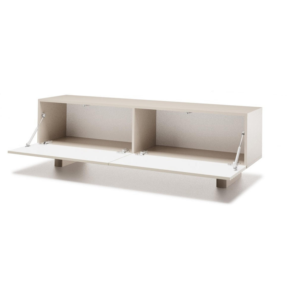 LOWBOARD Torino mit 2 Türen, 150 cm, Kaschmir - Kaschmir, Holzwerkstoff (150/46/37cm) - Beautysofa