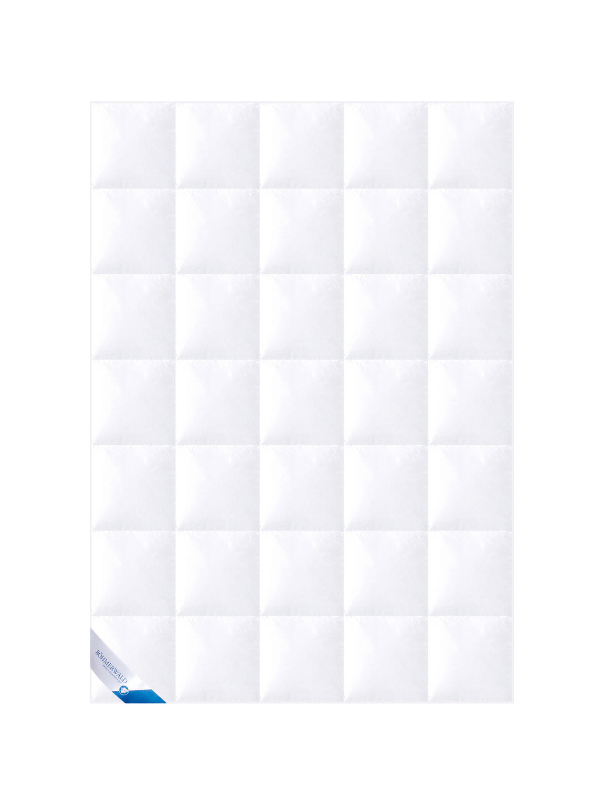 WINTERBETTDECKE EXQUISIT - 100% GÄNSEDAUNEN - Weiß, Naturmaterialien/Textil (155/220cm) - Böhmerwald