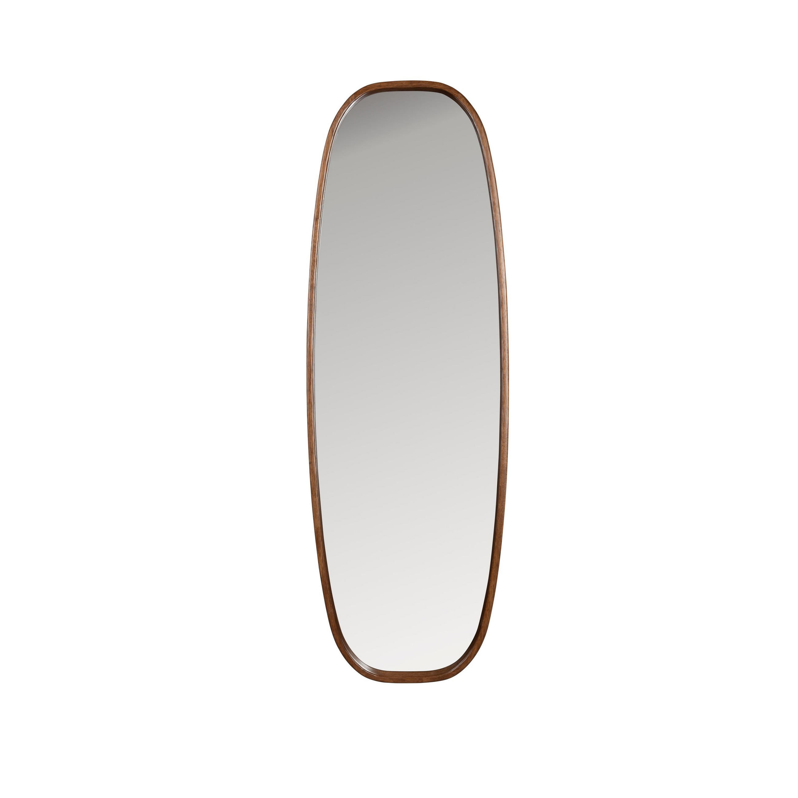 WANDSPIEGEL Nyko Spiegel/ 120x40 cm Braun - Beige, Holz (40/120/5cm) - Housecraft Living