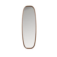 WANDSPIEGEL Nyko Spiegel/ 120x40 cm Braun - Beige, Holz (40/120/5cm) - Housecraft Living