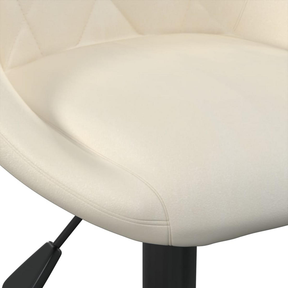 BARHOCKER Duke höhenverstellbar Creme Samt - Creme, Textil (46/103/44cm) - DELUKE