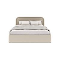 POLSTERBETT Juko 140x200 cm, Beige - Beige, Textil (140/200cm) - Fedve