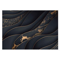 FOTOTAPETE 208x146 cm - Elegante Wellen - Weiß, Textil (208/146cm) - Wallfluent