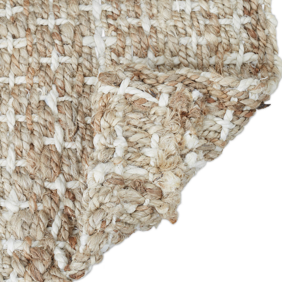 JUTETEPPICH - Multicolor, Textil (60/90cm) - Relaxdays