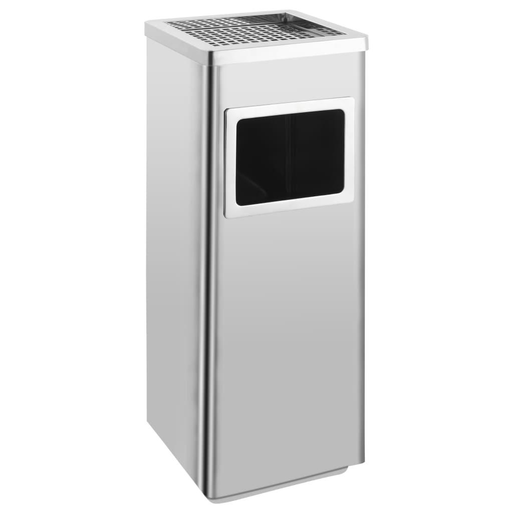Deluke Standaschenbecher Silber 24x61x24 cm