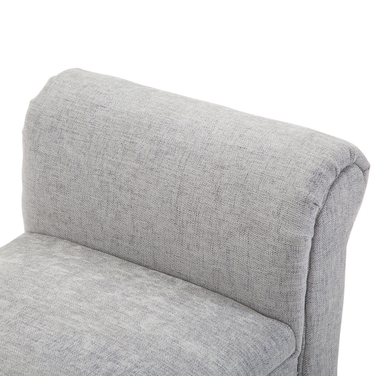 POLSTERBANK Sitzbank Sitzhocker elegant Leinenstoff Hellgrau 132 x 45,5 x 58 cm - Hellgrau, Kunststoff (45.5/58/132cm) - HOMCOM