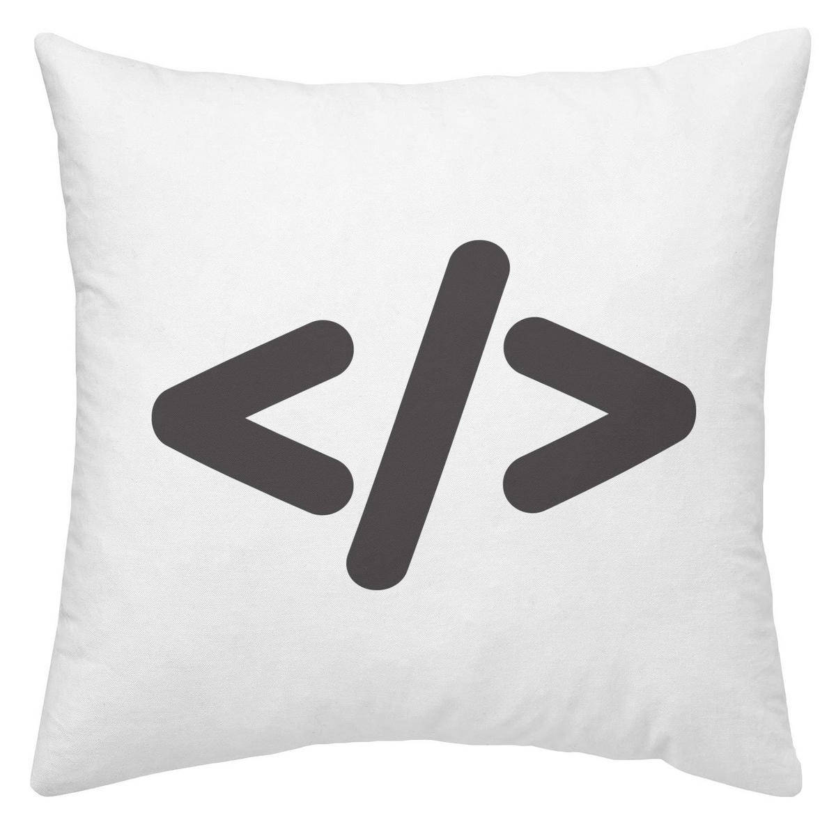 ZIERKISSEN Geek Game 50/30 cm - Weiß, Textil (40/40cm) - Today