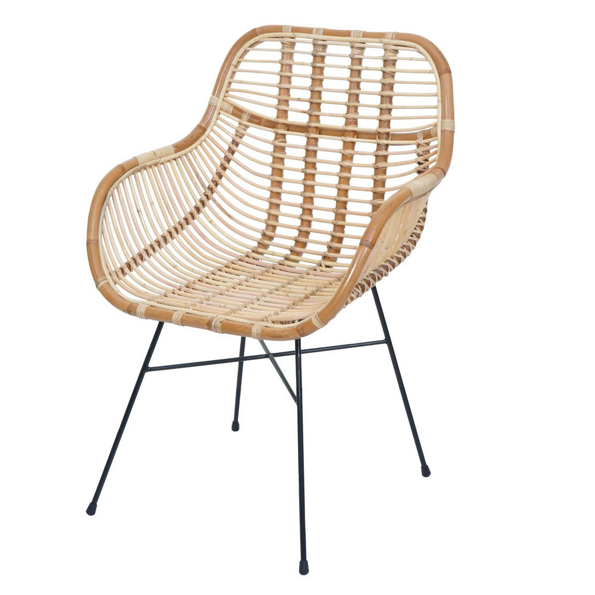 ESSZIMMERSTUHL Braun, Cremeweiß - Braun/Weiß, Holz (66/93/58cm) - MCW