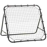 FUSSBALLTOR, PE, Schwarz, 96L x 80B x 96H cm - Schwarz, Metall (80/96cm) - HOMCOM
