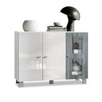 SIDEBOARD Denjo Tür in Avola-Anthrazit - Anthrazit, Holzwerkstoff (107/81/35cm) - Vladon