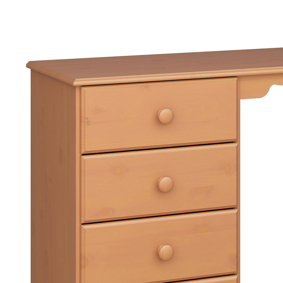 KONSOLENTISCH Nilon 139/40/76 cm - Kirschbaumfarben, Holz/Textil (40/139/76cm) - ebuy24