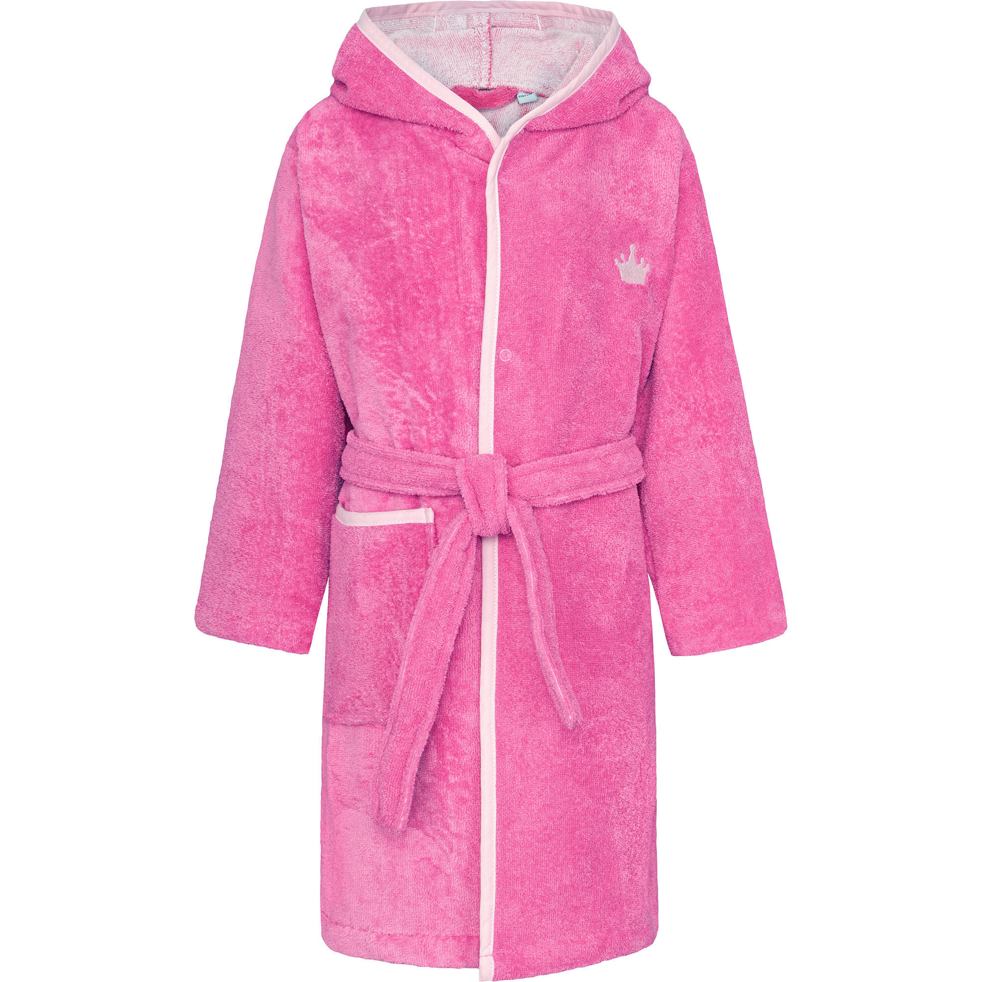 KINDERBADEMÄNTEL KINDER SCHMUSEFLAUSCH PINK - Rosa, Textil (116null) - Smithy