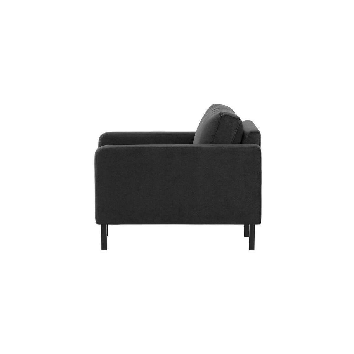 SESSEL Lioni-Kronos 7 - Schwarz, Holz/Textil (83/84/94cm)