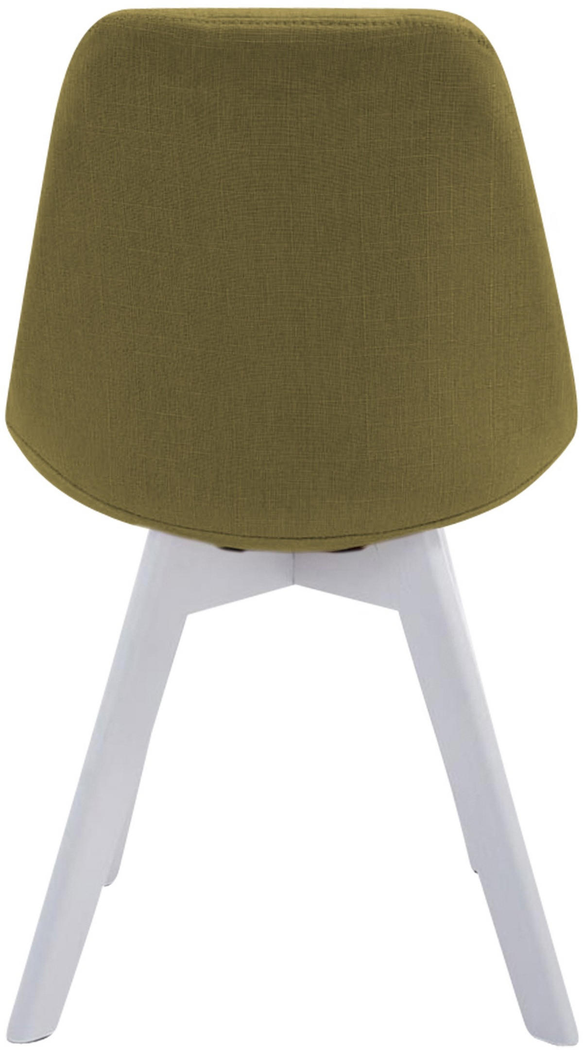 BESUCHERSTUHL Lagos Stoff Grün Weiß Konferenzstuhl Bürostuhl - Grün, Textil (48/84/55cm) - DELUKE