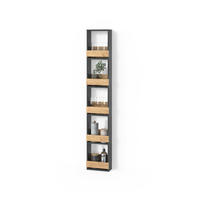 WEINGLASREGAL Regusa Goldkraft Eiche/Anthrazit 30 x 180 cm - Honigeiche/Anthrazit, Holzwerkstoff (30/180/15.1cm) - Livinity®