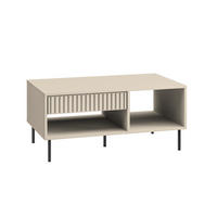 COUCHTISCH Sophie kaschmir matt 100 / 60 / 45cm - Braun, Holz/Holzwerkstoff (60/100/45cm) - Feldmann-Wohnen