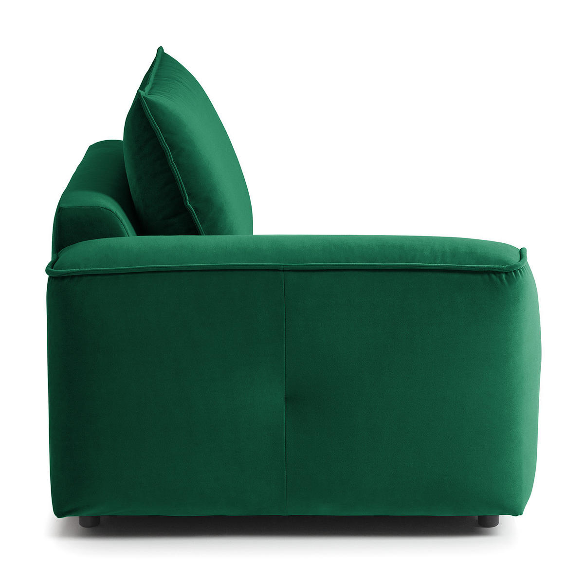 MODULSESSEL - Dunkelgrün, Textil (104/82/99cm) - home24