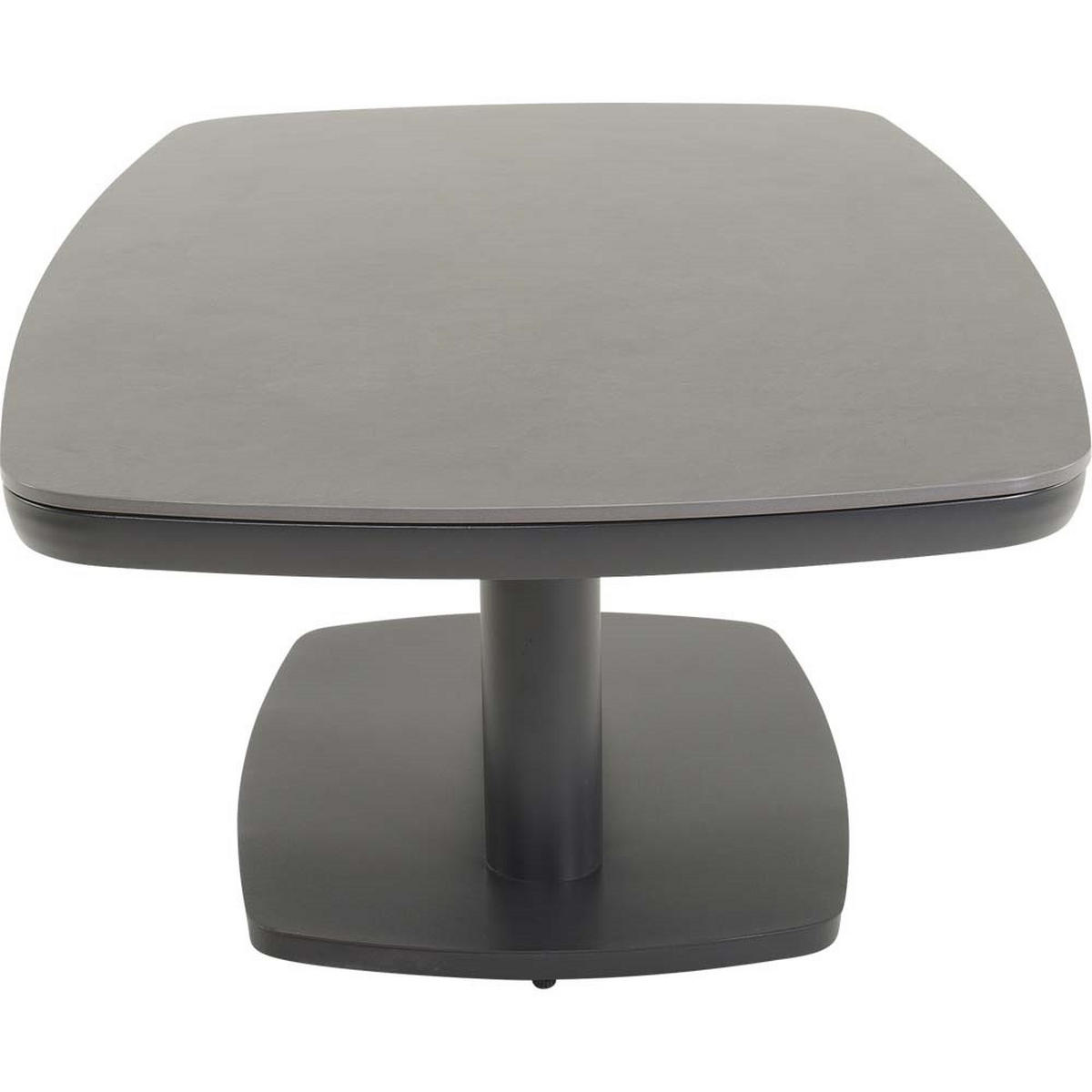 GARTENTISCH Geneva - Grau - 135/83/74 cm - Grau, Metall (135/83/74cm) - Lesli Living
