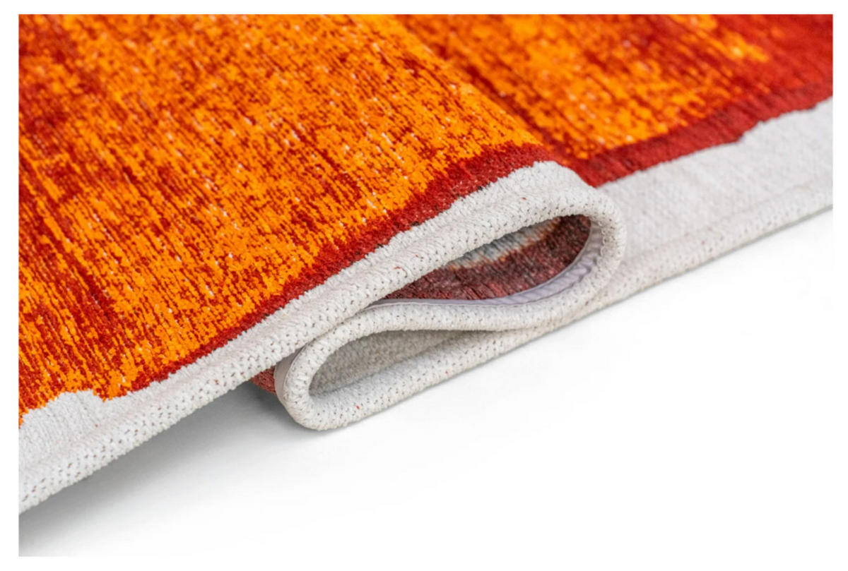 TEPPICH modern Flachgewebe BROOM Orange 280 x 390 cm - Orange, Textil (280/390cm) - Novatrend