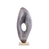 SKULPTUR Kellaine Silber 19/10/46cm - Silberfarben, Metall (10/46/19cm) - PTMD Collection