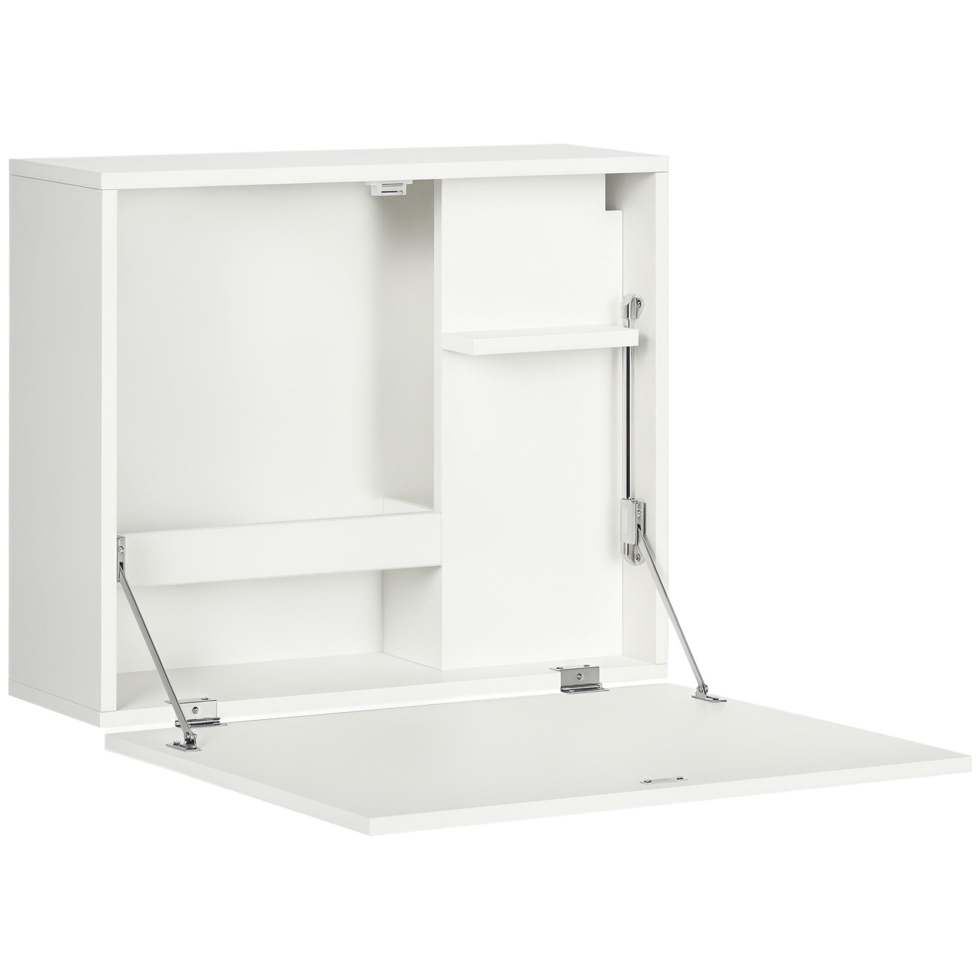 BÜROTISCH Weiß 1 Stück - Weiß, Holzwerkstoff (21.5/60/50cm) - GiPP