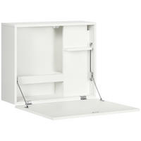 BÜROTISCH Weiß 1 Stück - Weiß, Holzwerkstoff (21.5/60/50cm) - GiPP