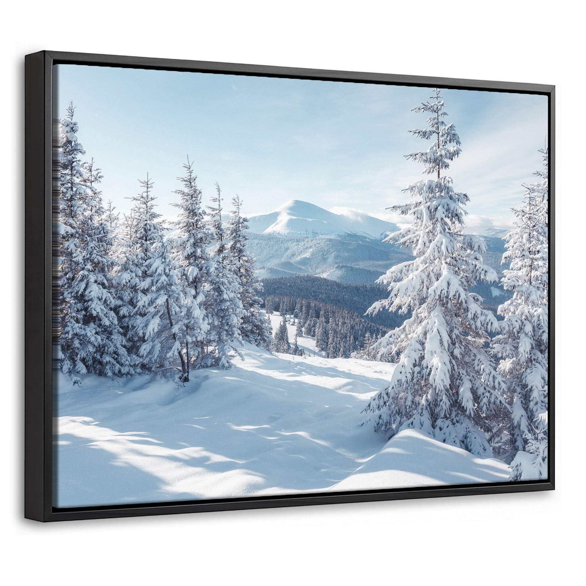 MuchoWow Leinwand Hellblau 40x30 cm