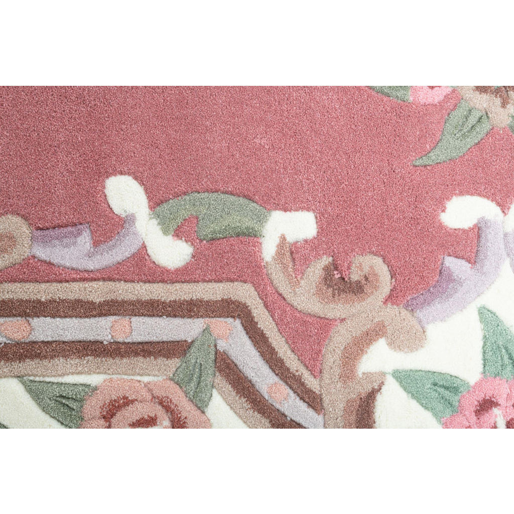 Thumbnail - Theko Handtuftteppich, Rosa, Textil, Floral, Rechteckig, 160x230 cm, antistatisch, Teppiche & Böden, Teppiche, Hochflort...
