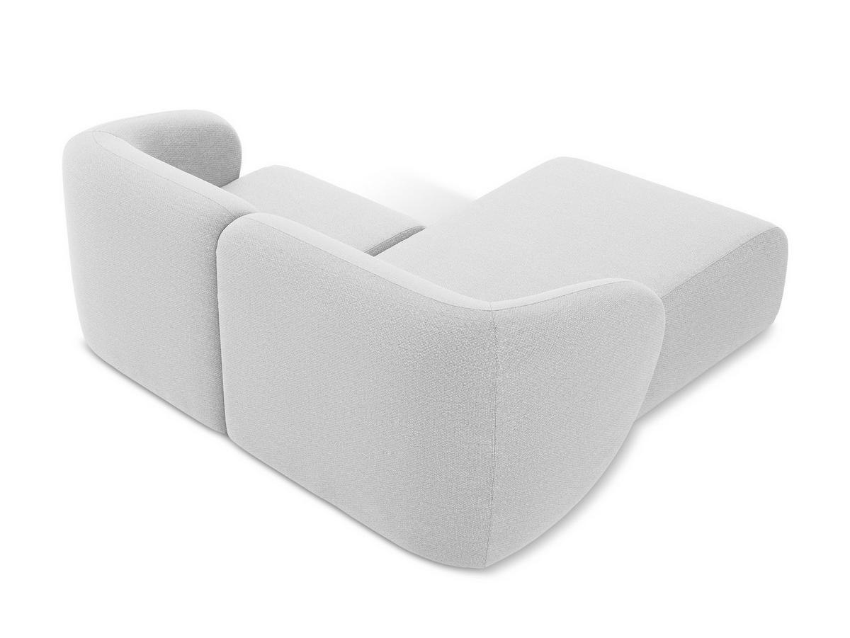 SOFAELEMENT Rechts Chenille Stoff Grau - Schwarz/Grau, Holzwerkstoff/Kunststoff (91/75/166cm) - Makamii