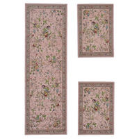 FLACHWEBTEPPICH Flomi Bettumrandung 70x400 cm - Rosa, Textil (70/400cm) - THEKO