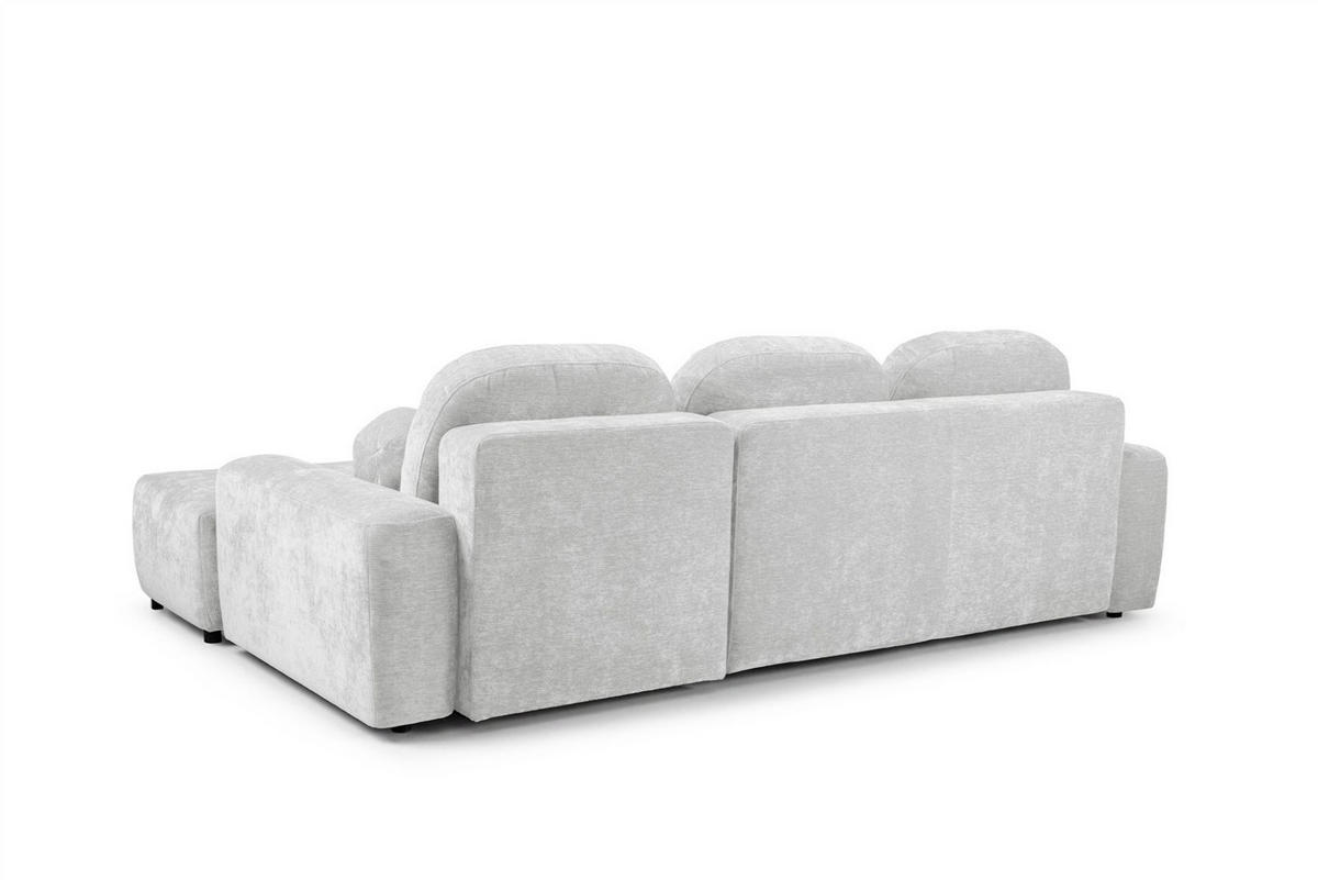 ECKSOFA Argos In Vibe - Hellgrau, Holzwerkstoff/Textil (267/170cm) - Fun Möbel