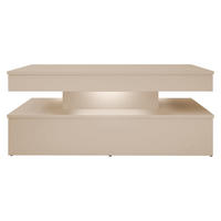 COUCHTISCH 120 Glossa Bis 01 - Sandfarben, Holzwerkstoff/Kunststoff (55/120/50cm) - MIRJAN24