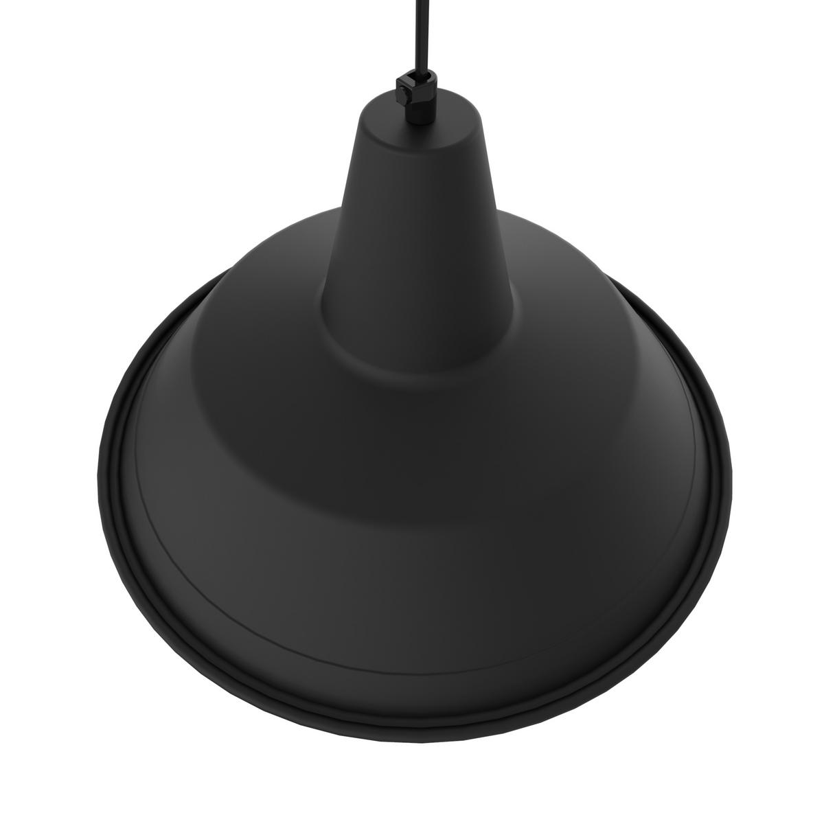 HÄNGELEUCHTE - Schwarz, Metall (35/35/20cm) - Lumicom