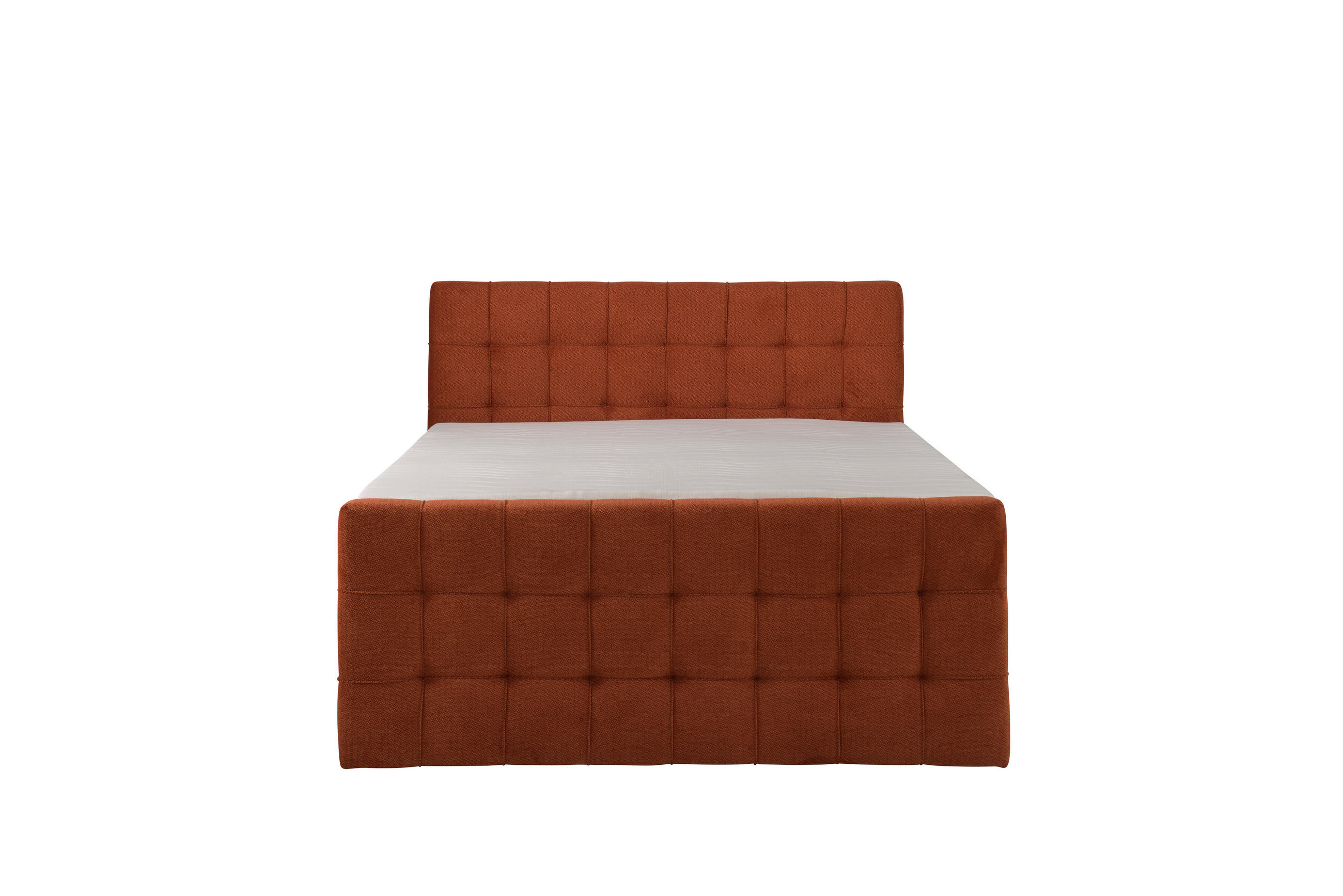 BOXSPRINGBETT IMPERIAL mit Topper und Bettkasten, Terracotta, 160x200 cm - Terracotta, Textil (160/200cm) - KS Home Concept