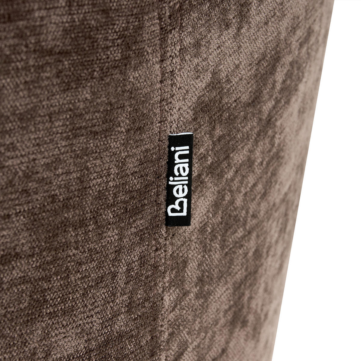 2-SITZER-SOFA Chenillegewebe Dunkelbraun Eiby - Dunkelbraun, Textil (130/80/90cm) - Beliani