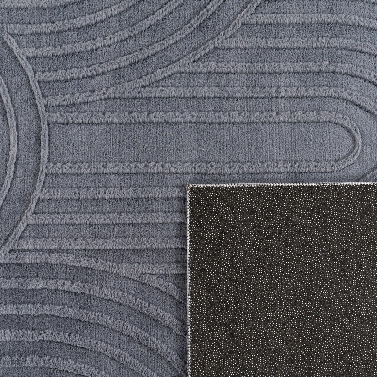 KURZFLORTEPPICH 240/340 cm Lelystad 524 - Anthrazit, Textil (240/340cm) - Paco Home